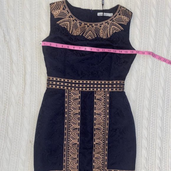 Navy Women Embroidered Mini Dress  (NWT) - Picture 6 of 16